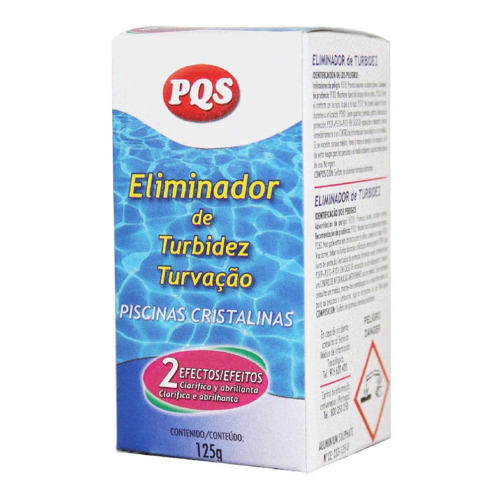 Eliminador de turbidez, 125 g