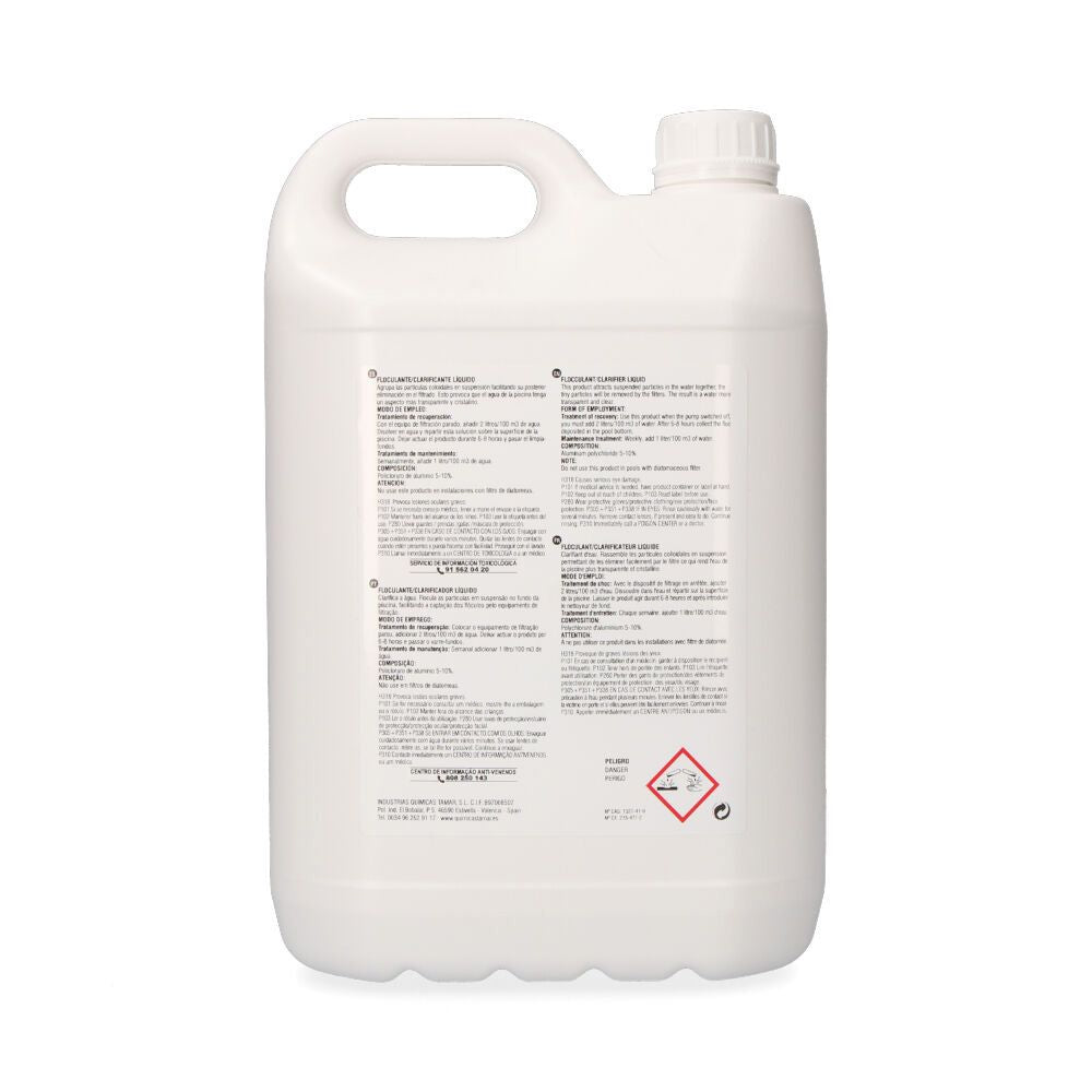 Floculante clarificante líquido, garrafa 5 l