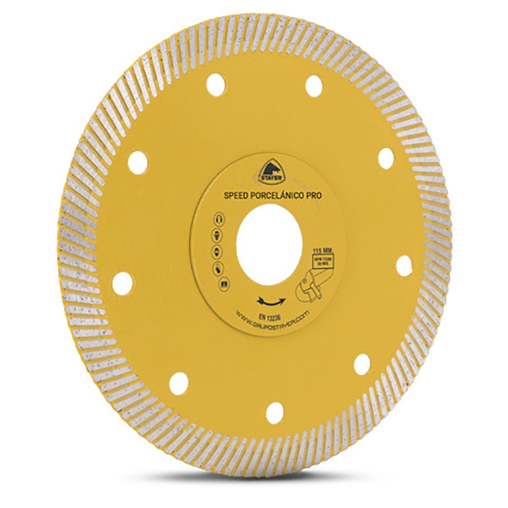 Disco spedd porcelanico pro h10 mm, ø115 x 22,2 mm