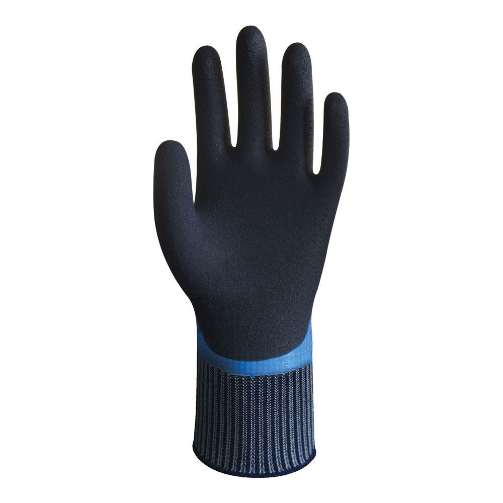 Guante nailon doble recubrimiento latex, 100% resistente al agua, t-07