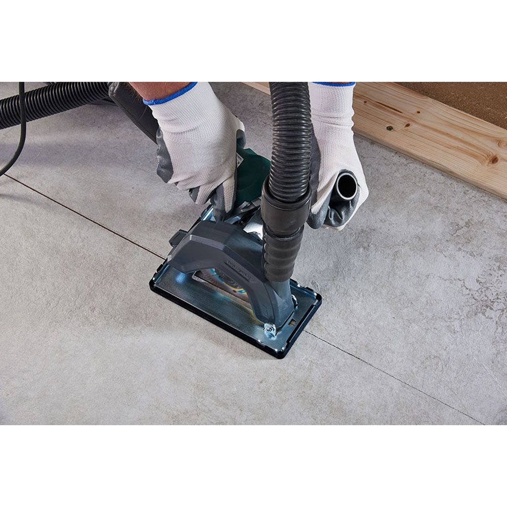 Soporte guía de aspiración de polvo y guía para amoladora angular