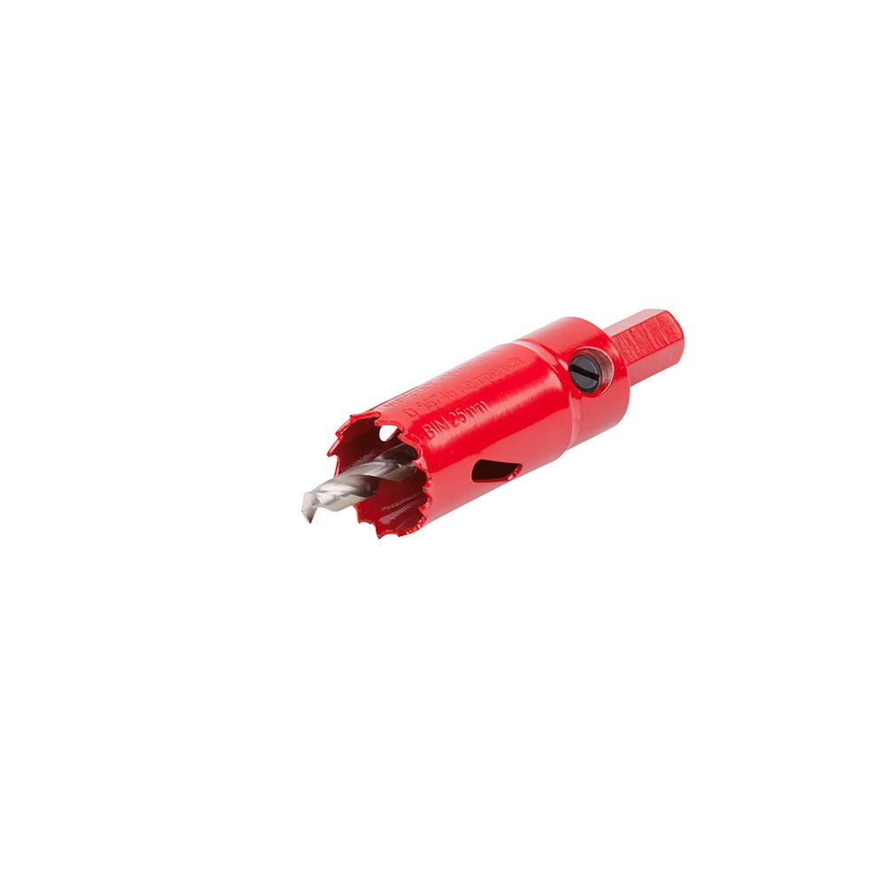 Sierra de corona bimetal completo con adaptador y broca piloto ø25 mm