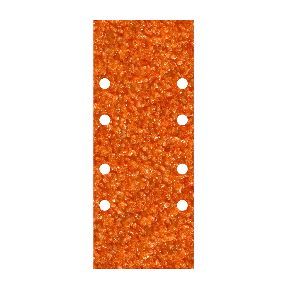 Hojas de lijar de corindón perforadas, 93 x 230 mm, grano 40, 5 uds