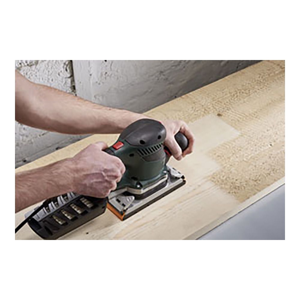 Hojas de lijar de corindón perforadas, 93 x 230 mm, grano 40, 5 uds