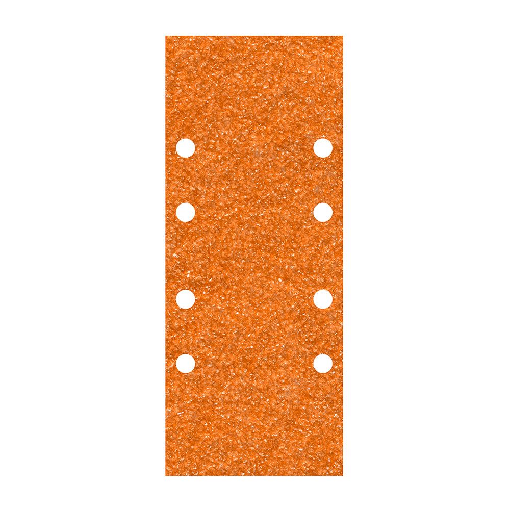 Hojas de lijar de corindón perforadas, 93 x 230 mm, grano 120, 5 uds