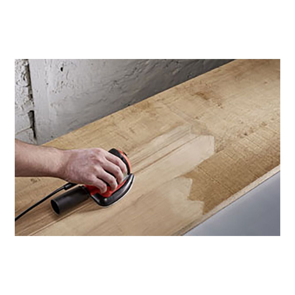 Hojas de lijar adhesivas de corindón perforadas, 96 x 136 mm, grano 80/120/240, 10 uds