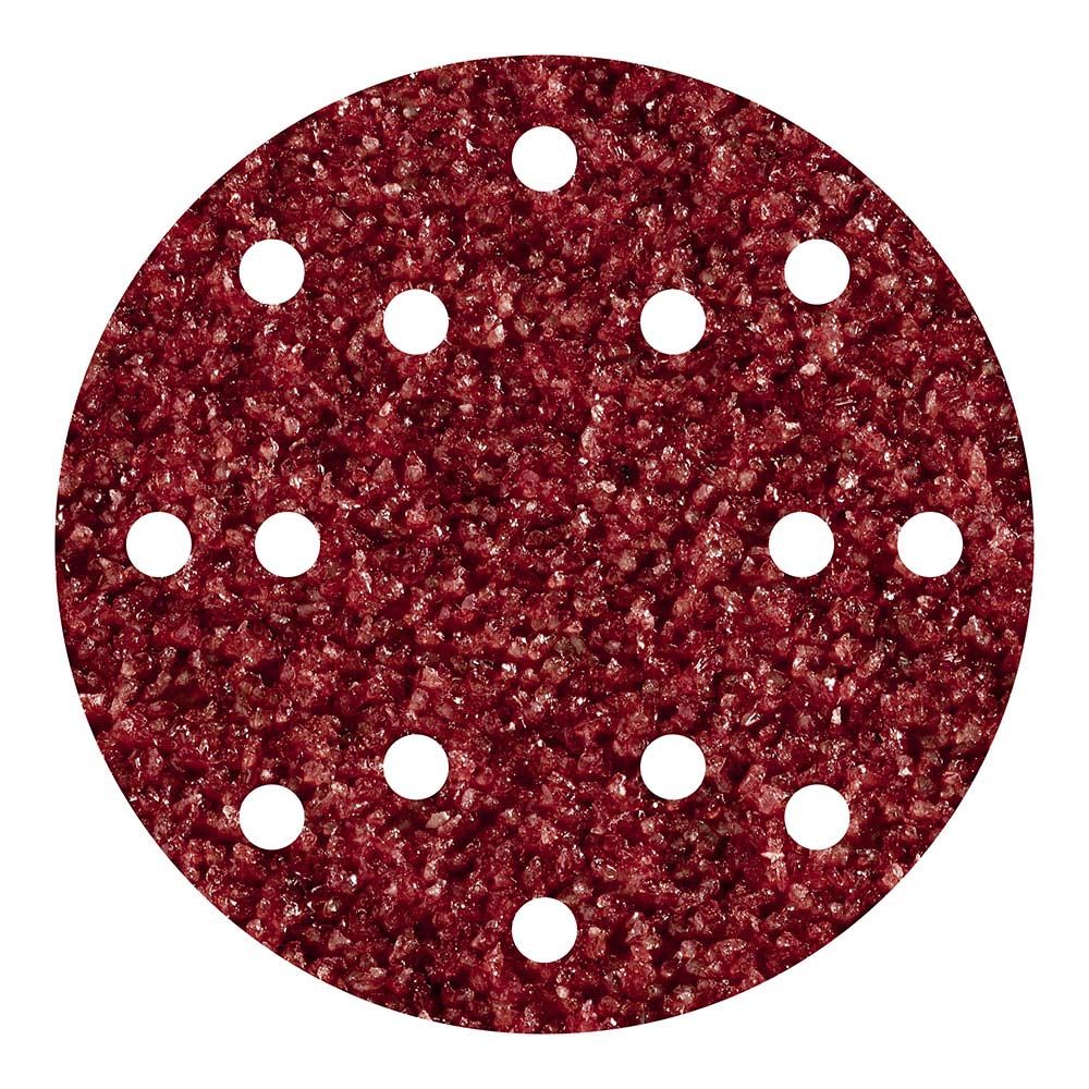 Discos adhesivos de lijar corindón, para exc., ø150 mm, grano40, 5 uds