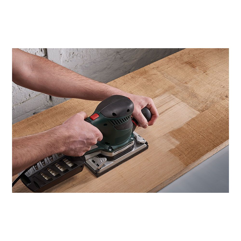 Hojas de lijar adhesivas de corindón, 93 x 185 mm, grano 40, 10 uds