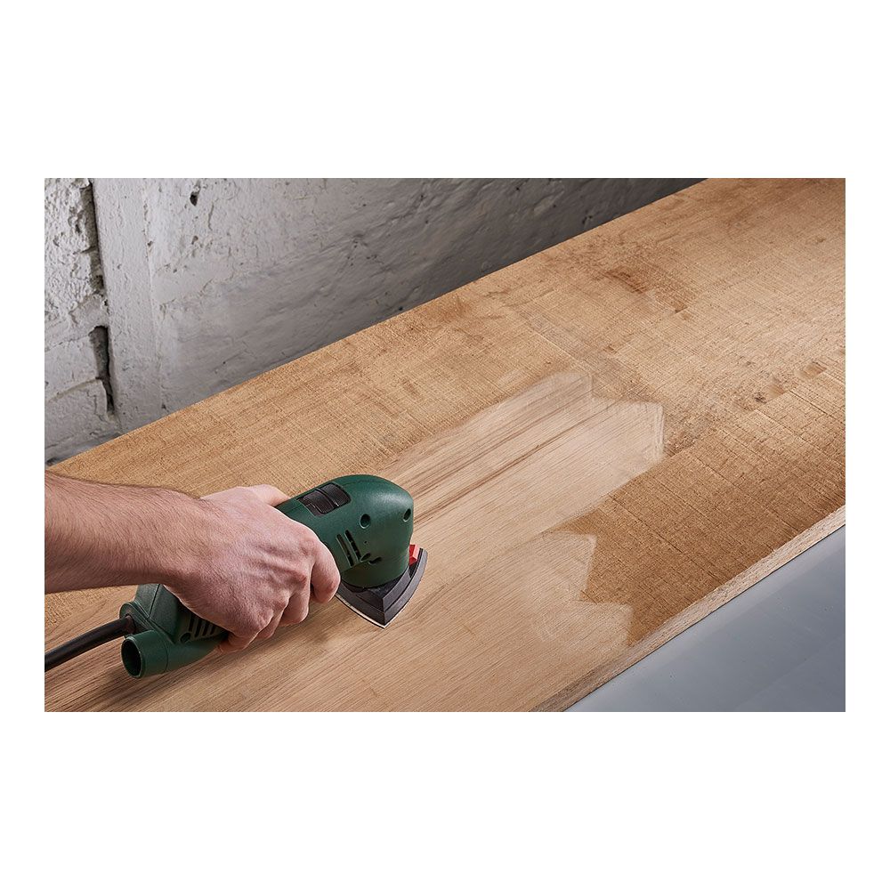 Hojas abrasivas adhesivas de corindón, 95 mm, grano40 delta, 5 uds