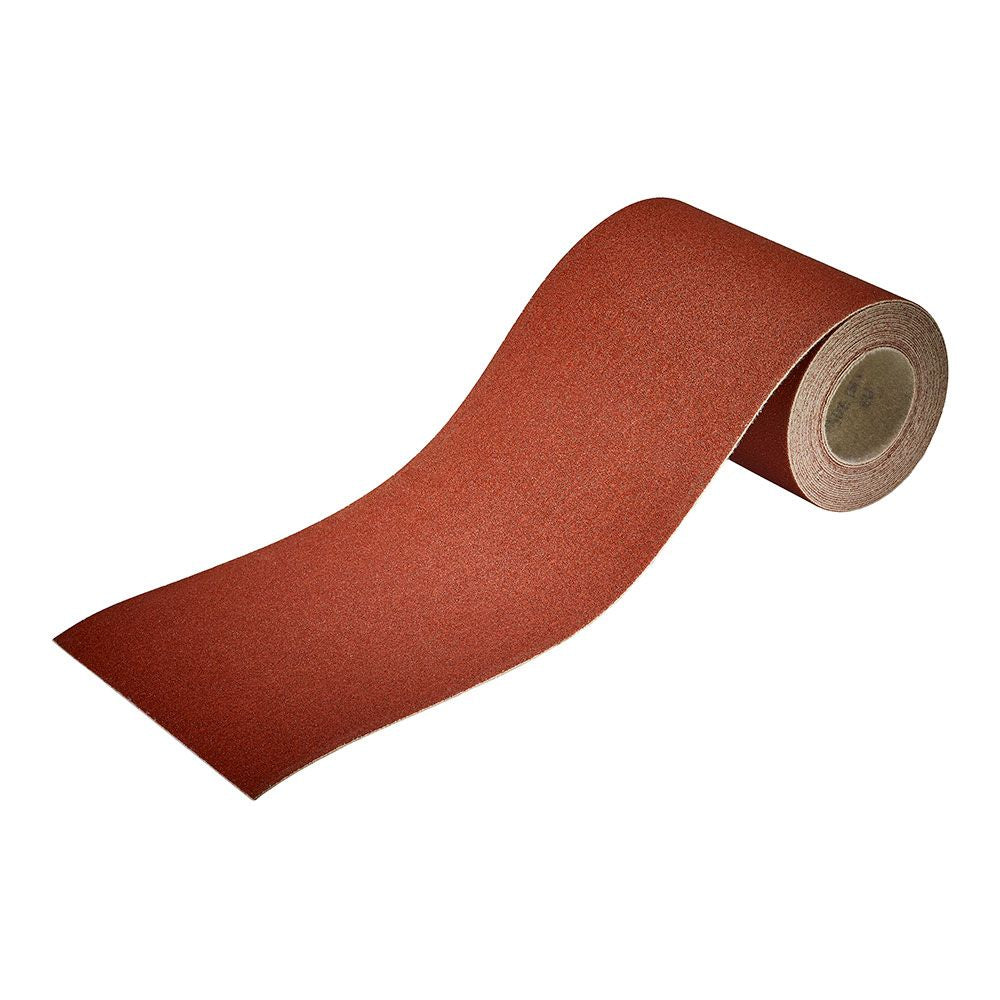 Rollo de papel abrasivo adhesivo 4 m x 115 mm, grano 120