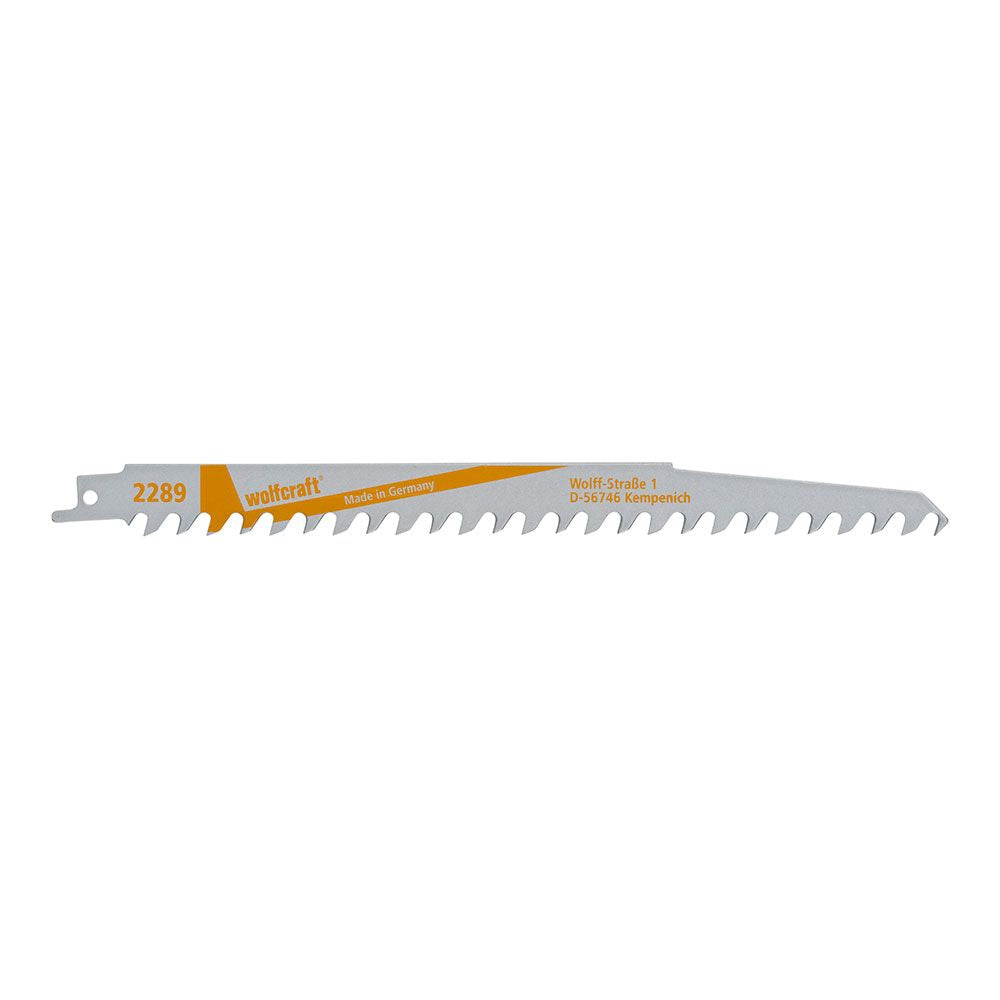 Hojas de sierra de sable cv, madera, basto, longitud 240 mm, pack 2 uds
