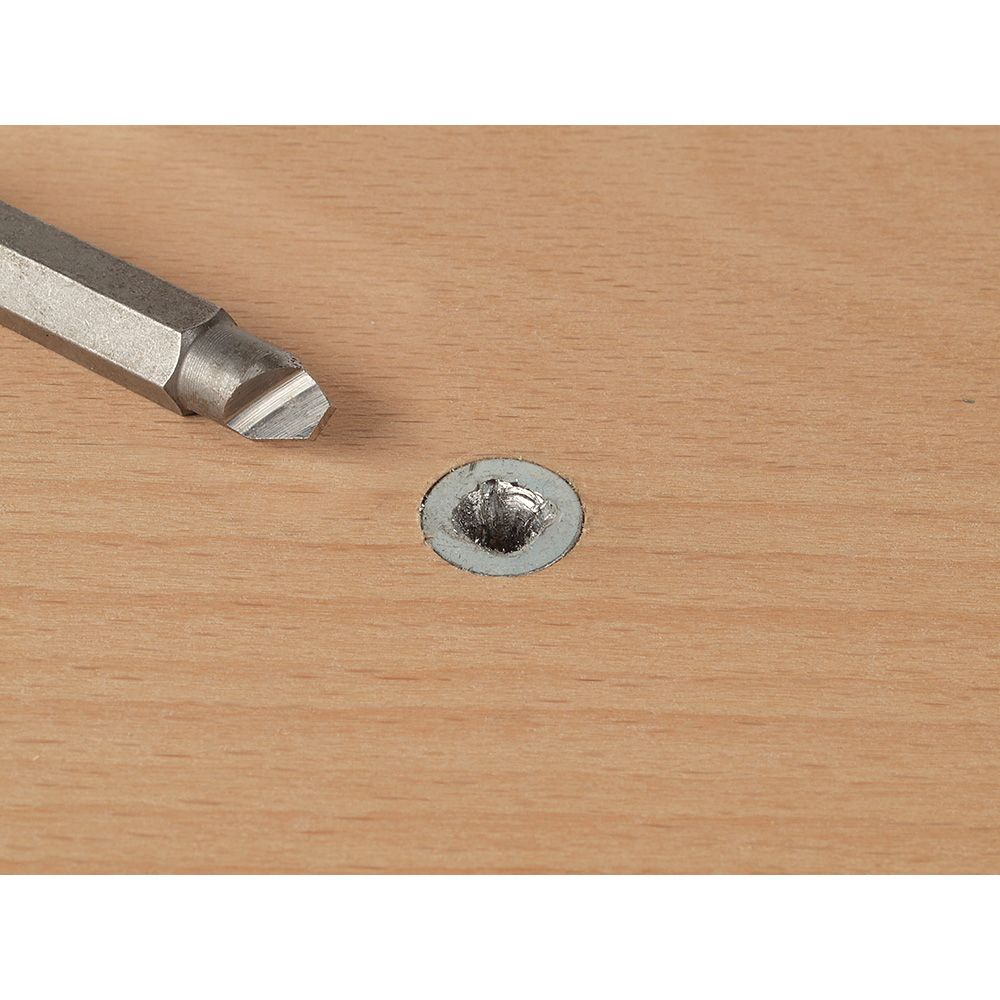 Puntas tornillos defectuosos con cabeza especial, pack de 2 uds