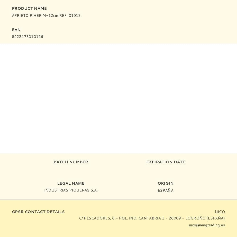 Aprieto piher m-12 cm