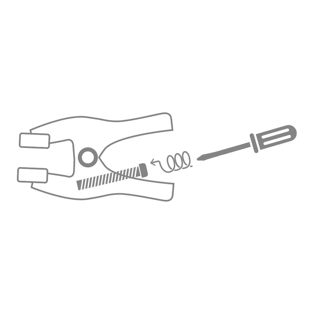Pinza de fuerza ajustable, apertura 5 cm