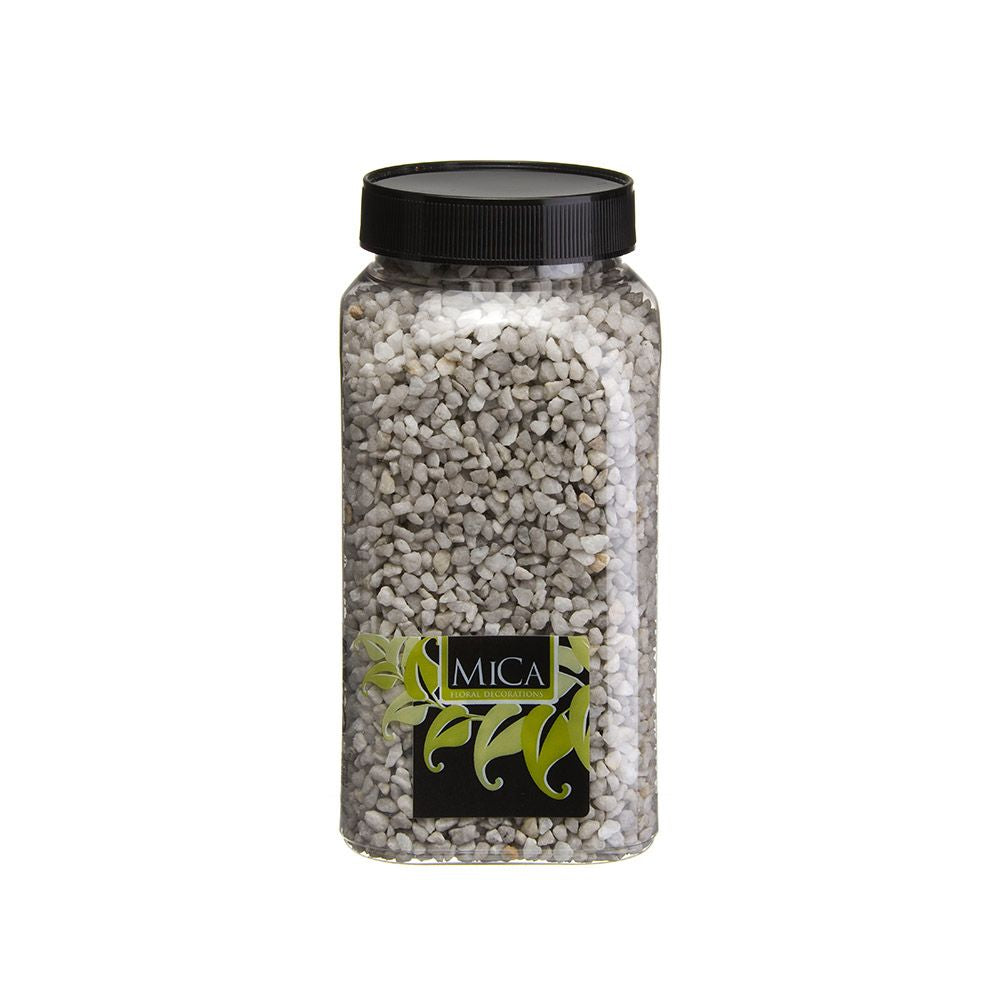Granulado decorativo gris 2-3 mm, 650 ml
