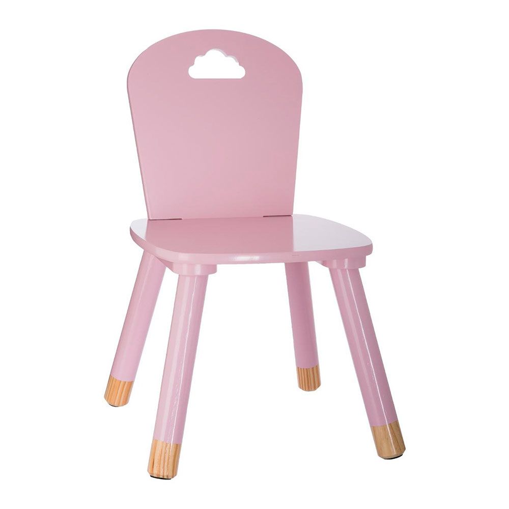 Silla infantil color rosa 32 x 31,5 x 50 cm
