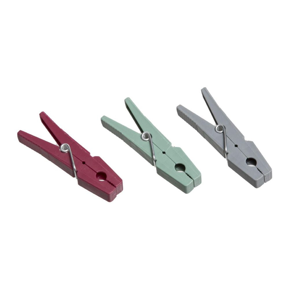 Pinzas de plástico para la ropa, 50 uds