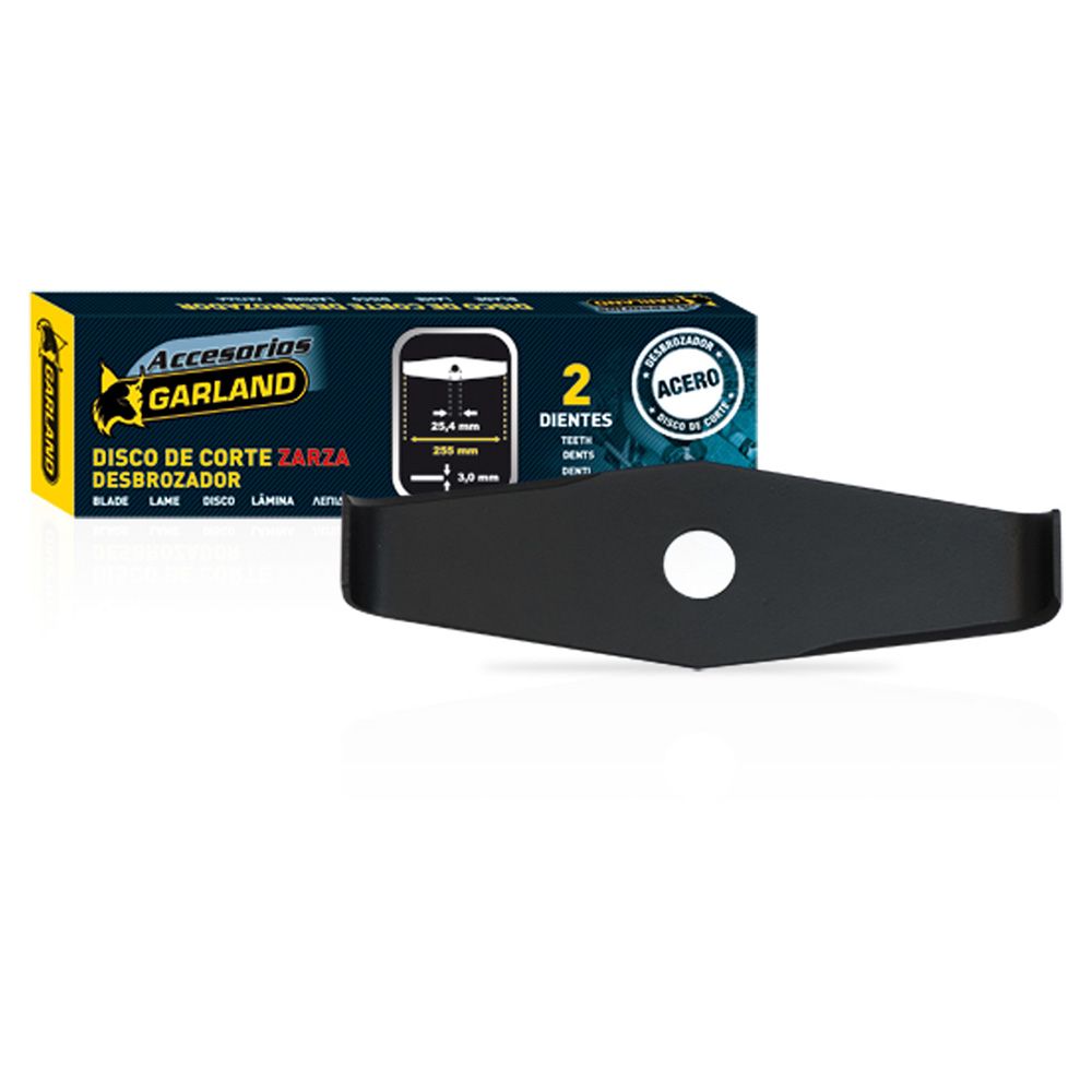 Disco de corte zarza para desbrozador 305 x 25,4 x 3,0 mm x 2 t