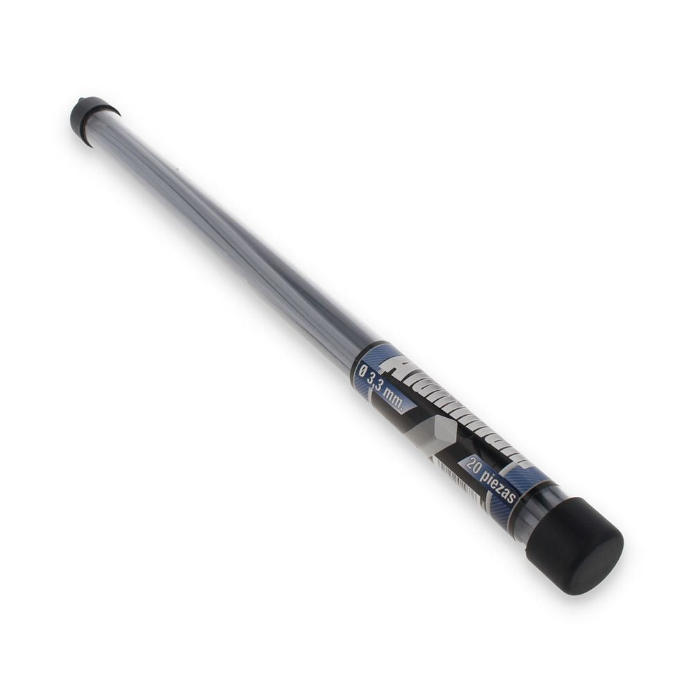 Hilo para desbrozadora precortado, cuadrado, ø3,3 mm. tubo 20 uds