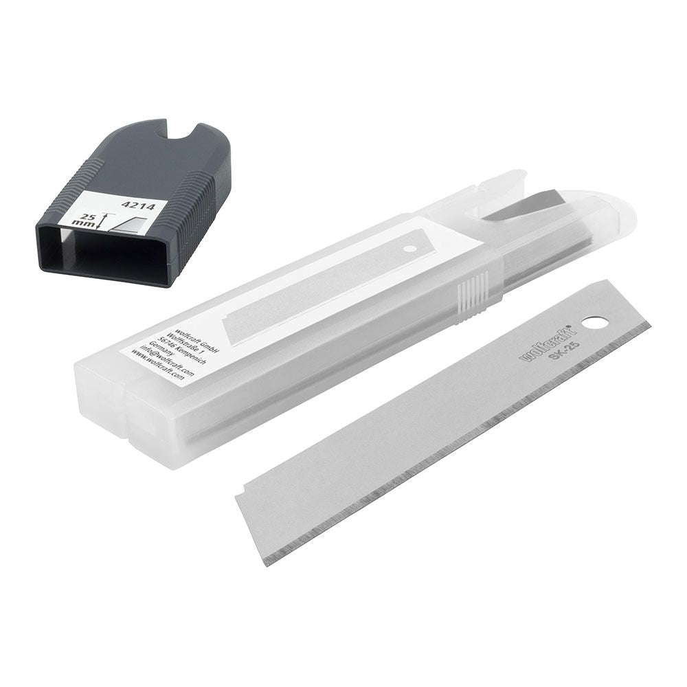 Cuchillas de seguridad 25 mm, 5 uds