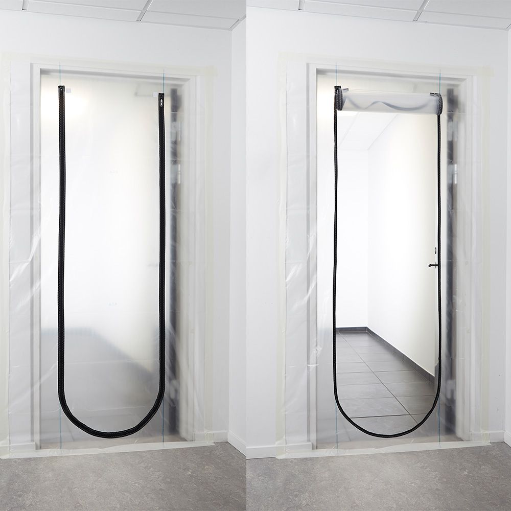 Barrera polvo para puerta, 220 x 110 cm