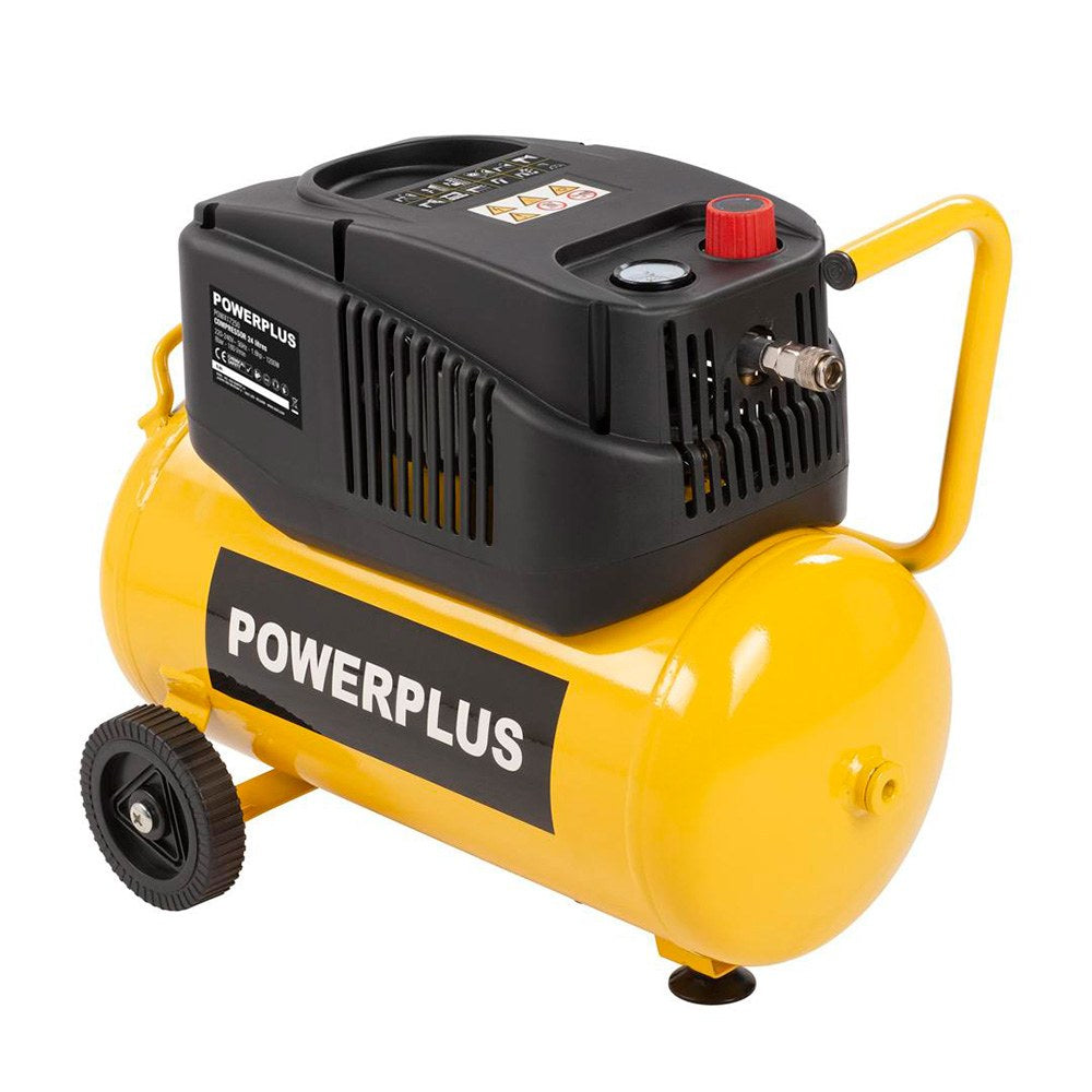 Compresor 1200 w 24 l sin aceite