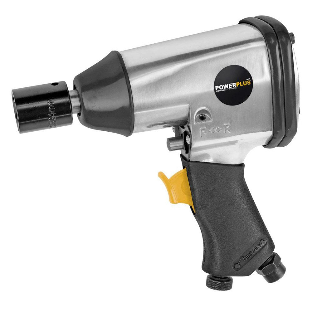 Llave de impacto neumática ½ pulg 114 l/min 310 nm + vasos
