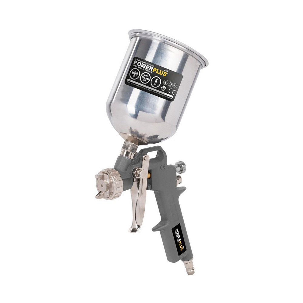 Pistola neumática pintura por gravedad 600 ml 226l/m