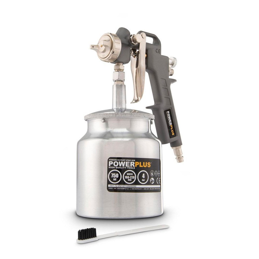 Pistola neumática pintura por aspiración 750 ml 226l/m
