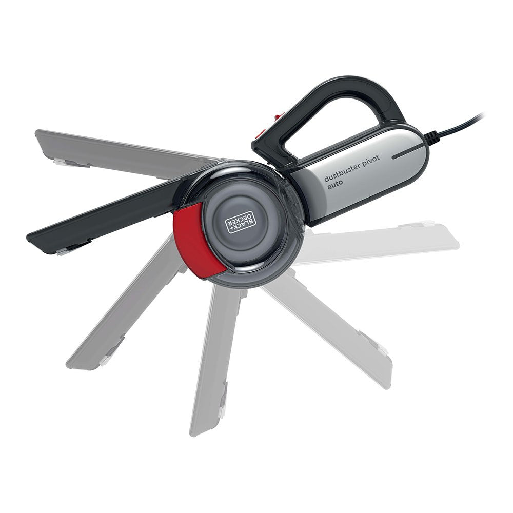 Aspirador coche pivotante, 12 v, con accesorios