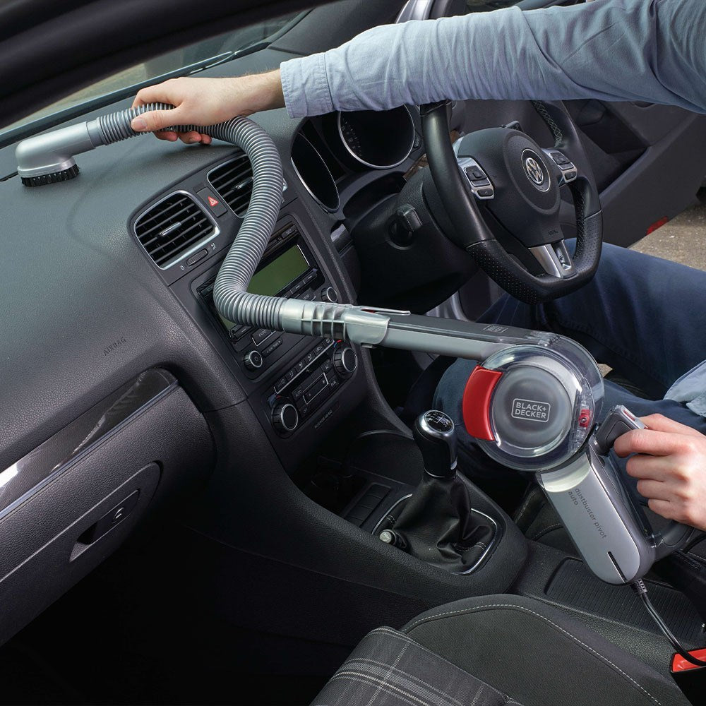 Aspirador coche pivotante, 12 v, con accesorios
