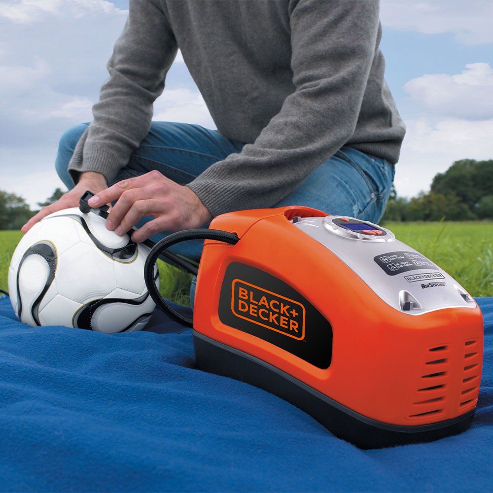Inflador de aire 230 v ca y 12 v cc con accesorios, 11,03 bar