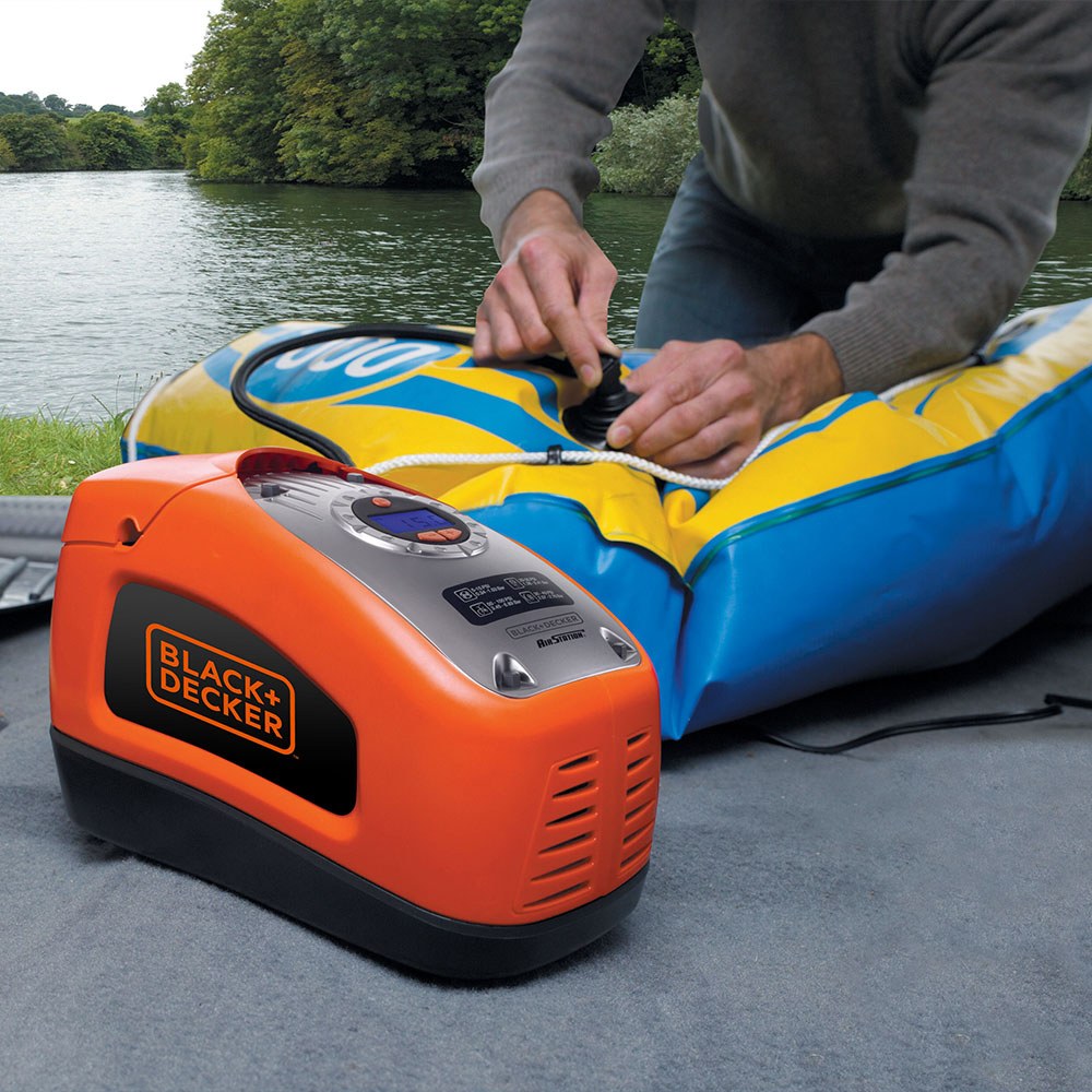 Inflador de aire 230 v ca y 12 v cc con accesorios, 11,03 bar