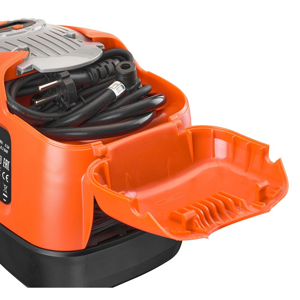 Inflador de aire 230 v ca y 12 v cc con accesorios, 11,03 bar