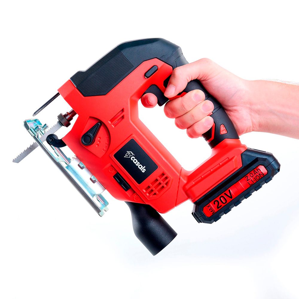 Sierra de calar inalámbrica cjs2050 20 v incluye bateria + cargador