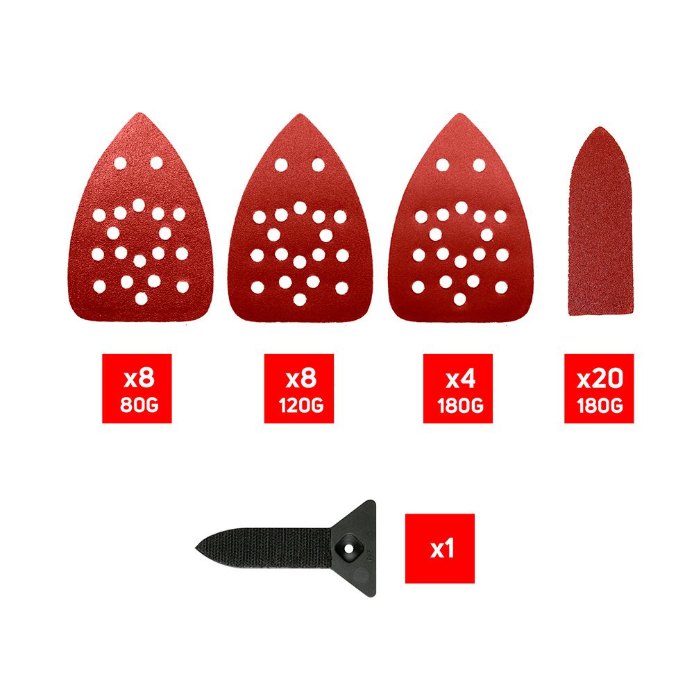 Lijadora con cable sd75 75 w 230 v con accesorios