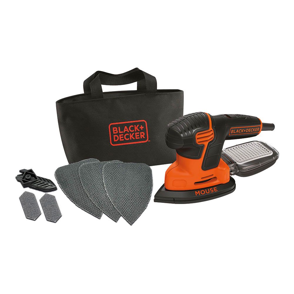 Lijadora de detalle mouse® 120w ka2000-qs black+decker