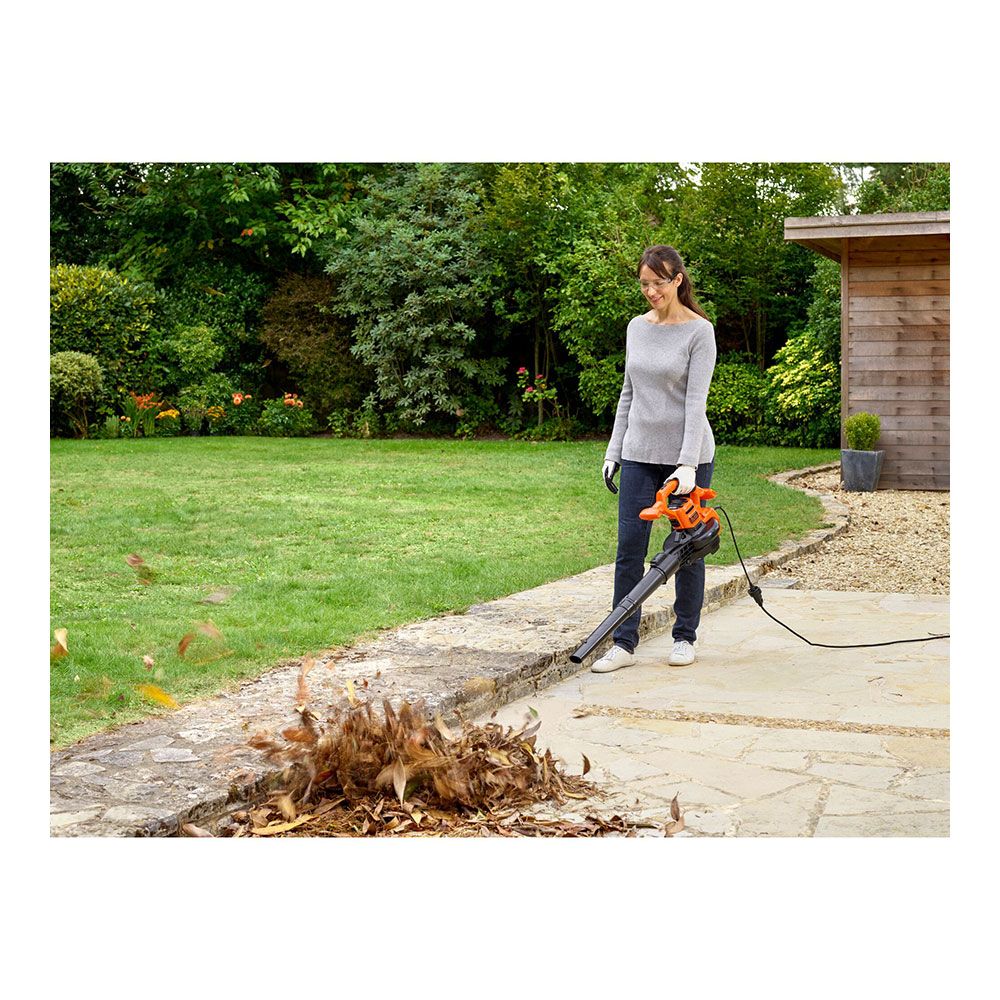 Aspirador/soplador triturador 2.600w beblv260-qs black+decker