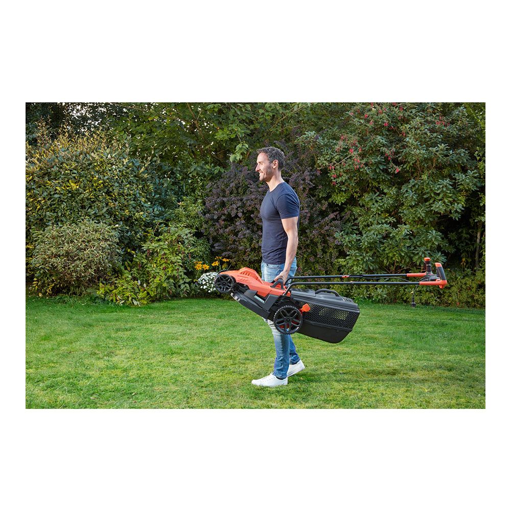 Cortacésped 1600w 38cm bemw471bh-qs black+decker