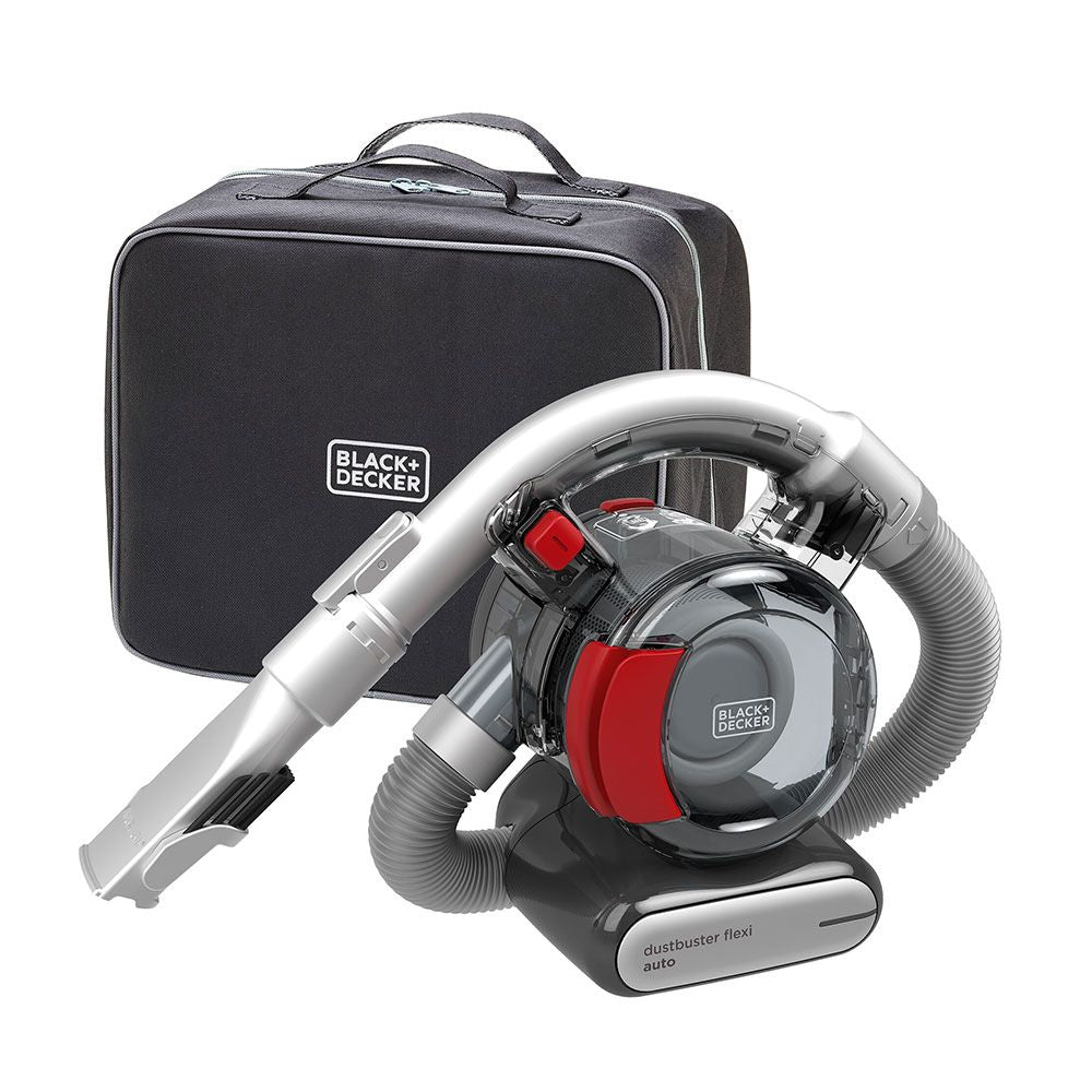 Aspirador de coche flexi 12v con accesorios. pd1200av-xj black+decker