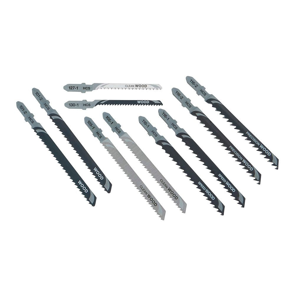 Hojas de sierra de calar para madera, set con 10 uds