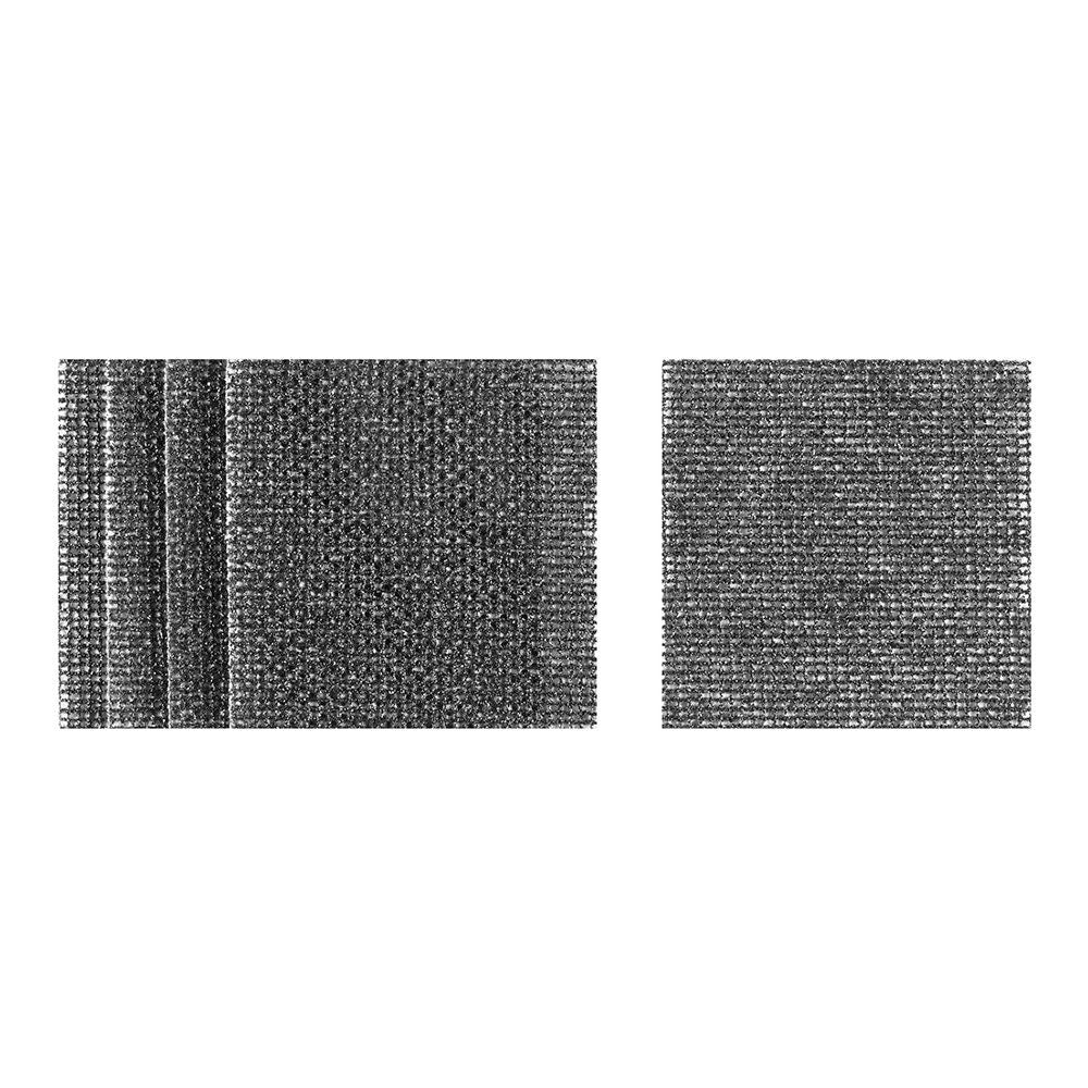 Lijas de malla para lijadoras orbitales 115 x 115 mm, grano 40, 5 uds