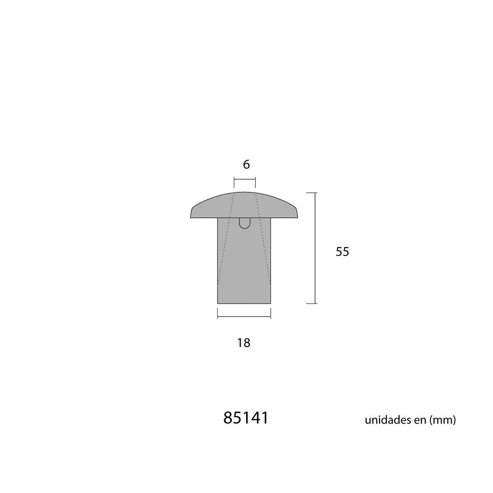 Rotector de varilla y reas para construcción ø6-18 mm, pack 50 uds