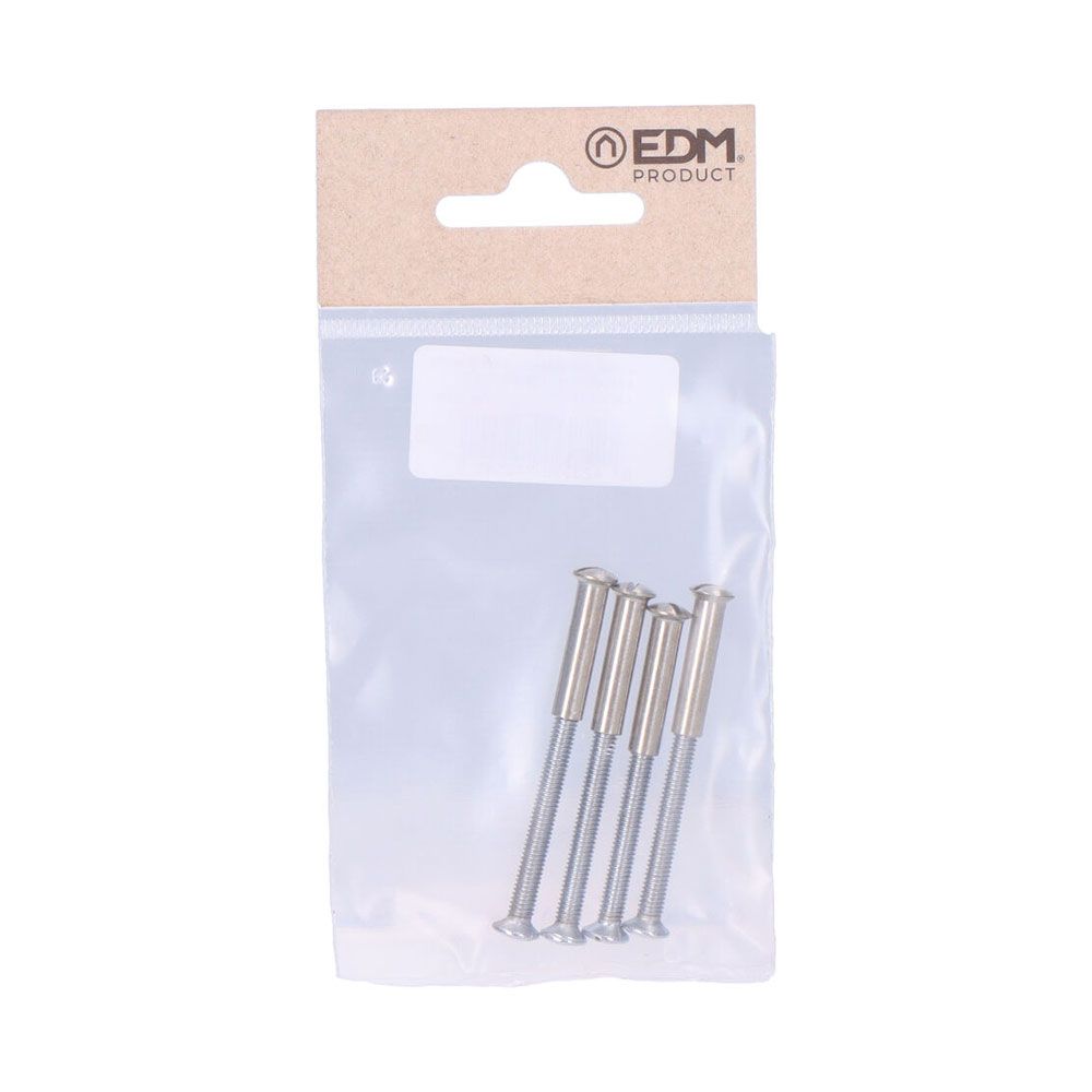Tornillos ensamble níquel, 4 uds
