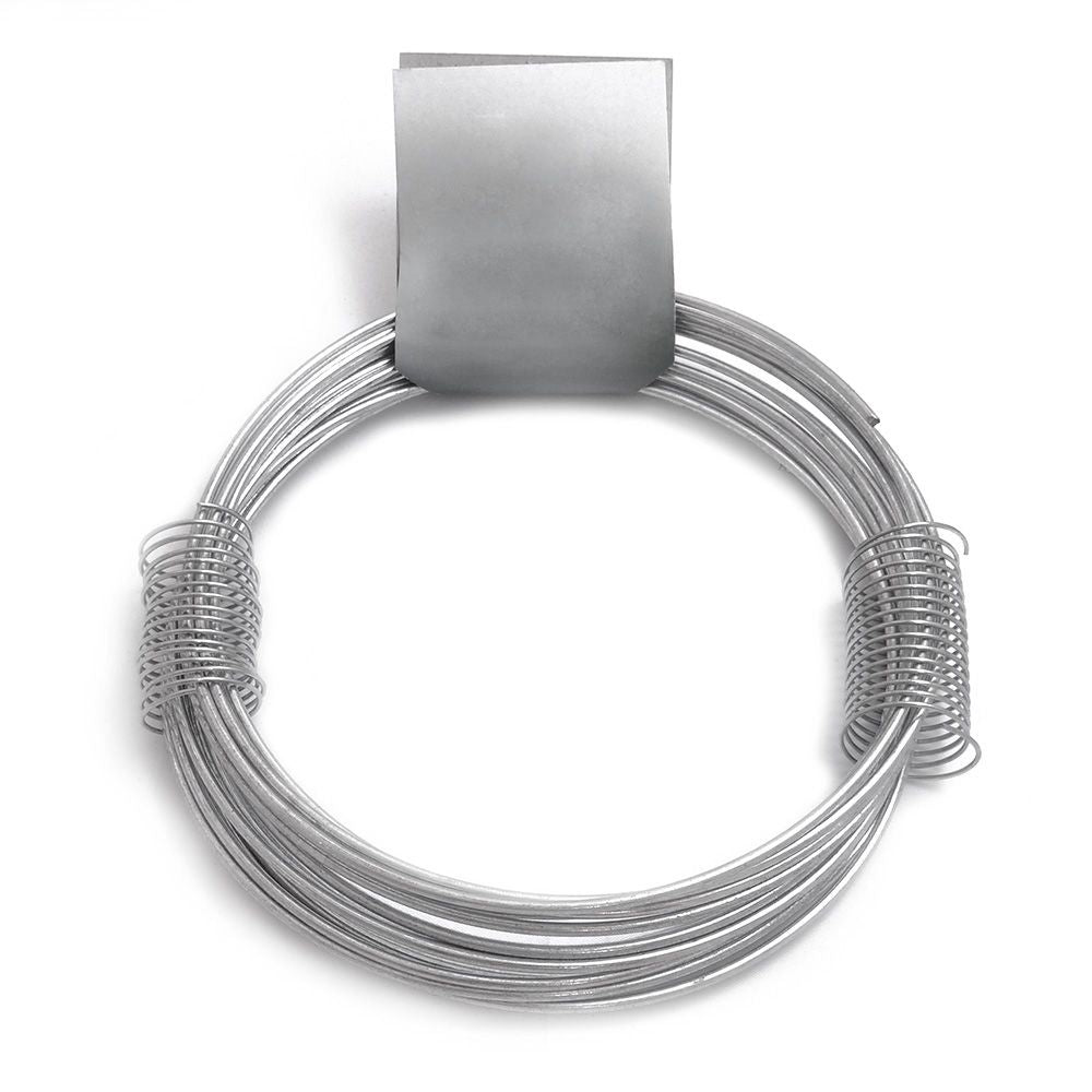 Alambre zincado n° 10, 205 gr, calibre 1,50 mm x 15 m
