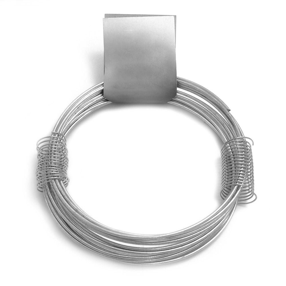 Alambre zincado n° 15, 210 gr, calibre 2,50 mm x 6 m