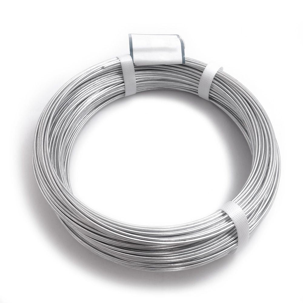 Alambre zincado n.° 14, 1500 g, calibre 2,20 mm x 50 m