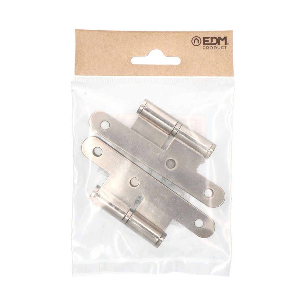 Pernio sin remate pn04 derecha 100x58mm níquel satinado