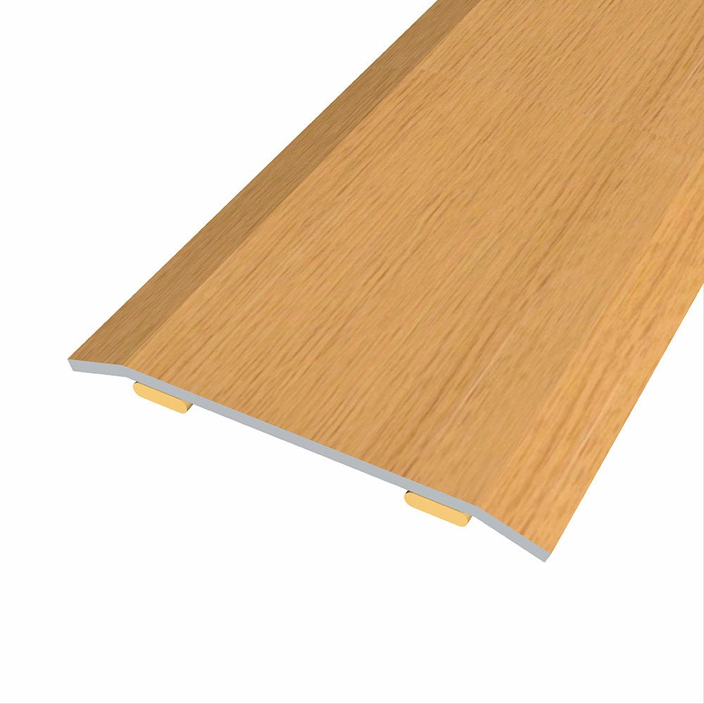 Junta de acero para mismo nivel, 40 x 3,5 mm, adhesiva, flooring, roble, 166 cm