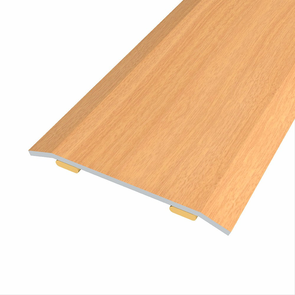 Junta de acero para mismo nivel, 40 x 3,5 mm, adhesiva, flooring, roble oscuro, 166 cm